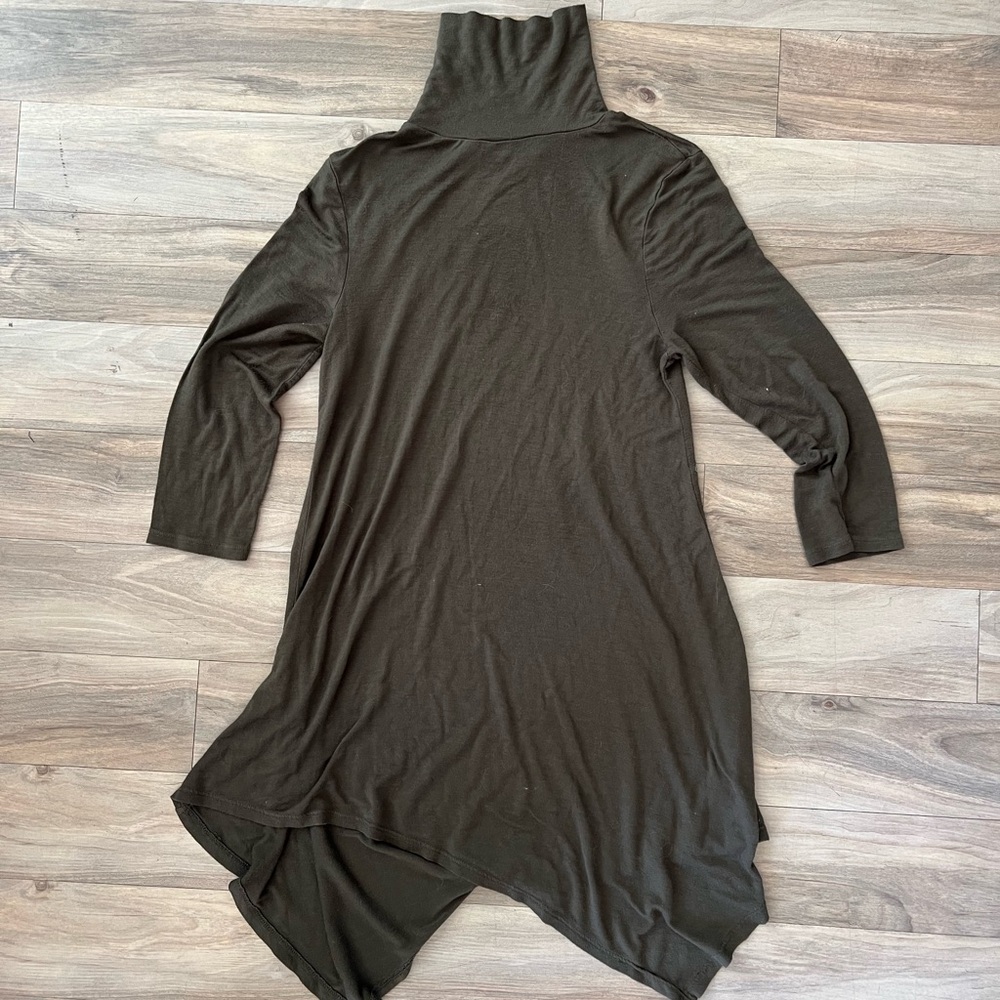 Zenana Outfitters Asymmetrical Turtleneck